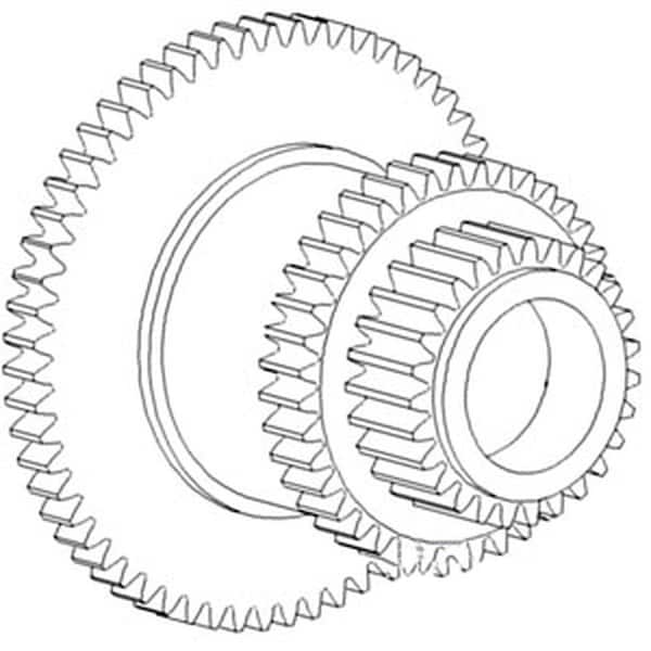 Aftermarket New Cluster Gear Made Fits Case-IH Combine Models 915 1460 1470 1480 + 530699R1 - main